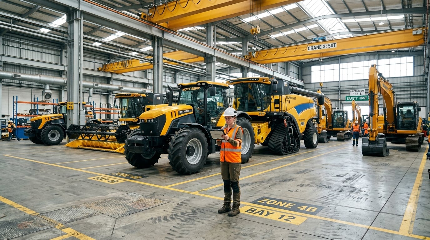 Centralized Distribution Management for Heavy Machinery